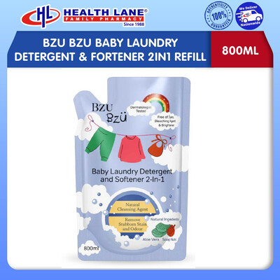 BZU BZU BAYI LAUNDRY DETERGEN & FORTENER 2IN1 REFILL (800ML)